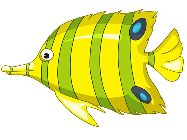 Ψάρια χαρακτήρα κινουμένων σχεδίων — Διανυσματικό Αρχείο