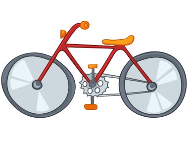 Cartoon Bicycle clipart