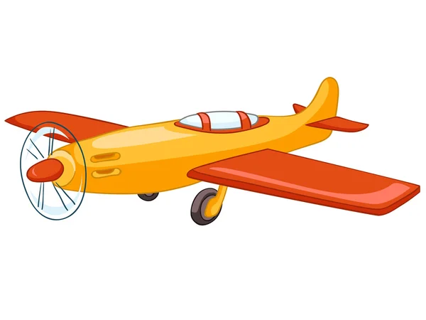Avião dos desenhos animados — Vetor de Stock