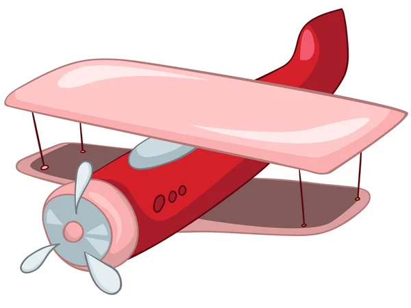 漫画の飛行機 — ストックベクタ