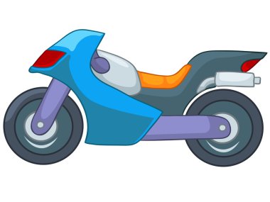 Cartoon Motorcycle clipart