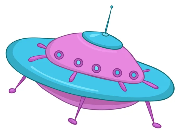 Cartone animato UFO — Vettoriale Stock