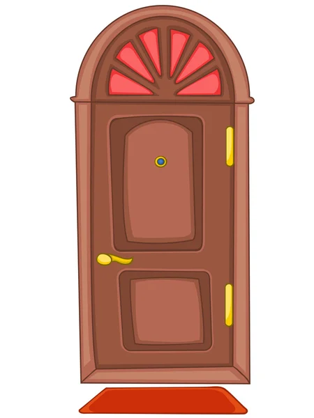 Мультфильм Домашняя дверь — стоковый вектор