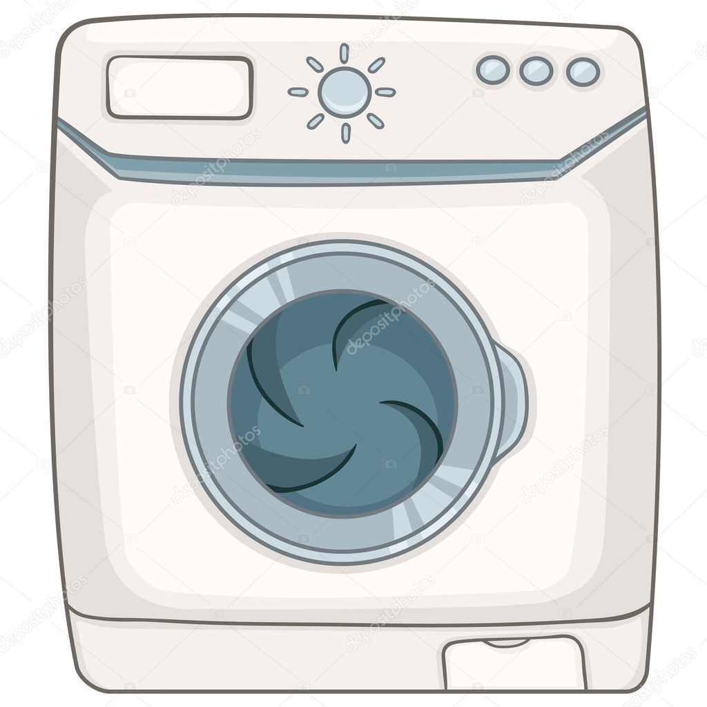 Cartoon Appliences Washing Machine