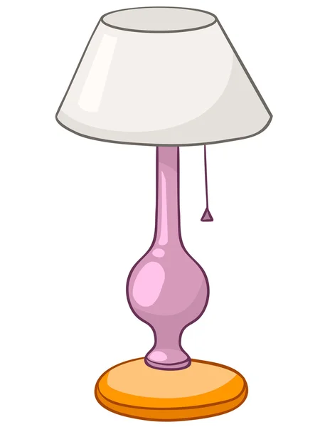 Мультфильм дом лампа — стоковый вектор