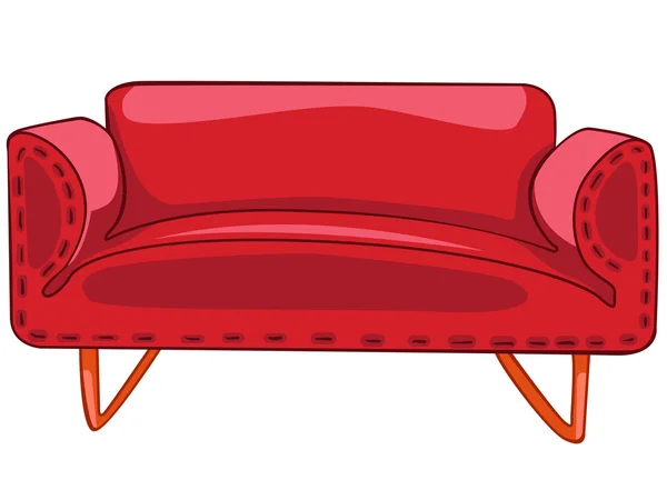 Диван-кровать для домашней мебели — стоковый вектор