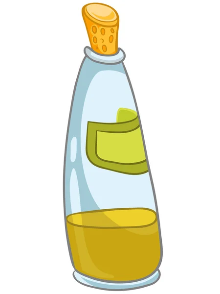 Cartoon Home Küche Flasche — Stockvektor