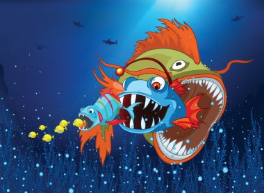 Ocean Underwater World clipart