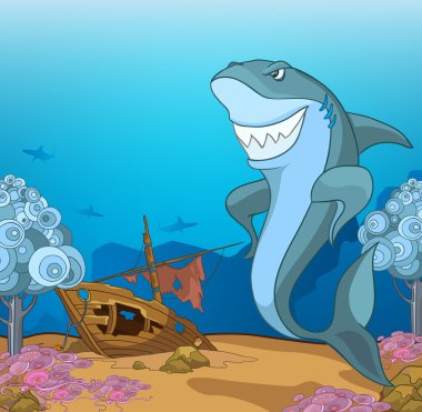 Ocean Underwater World clipart