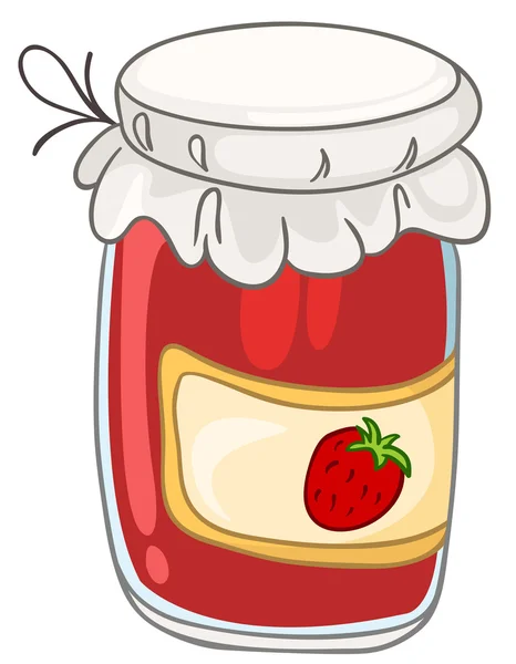 Cartoon Home Kitchen Jar — Stock Vector