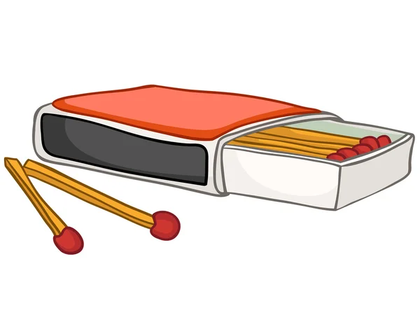 Cartoon Accueil Cuisine Matchs — Image vectorielle