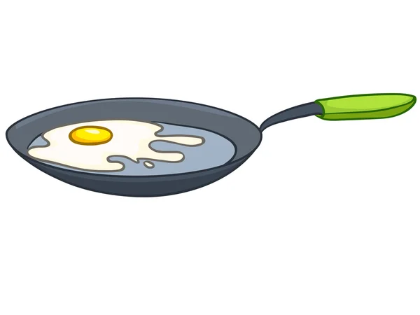 Cartoon Accueil Cuisine Pan — Image vectorielle