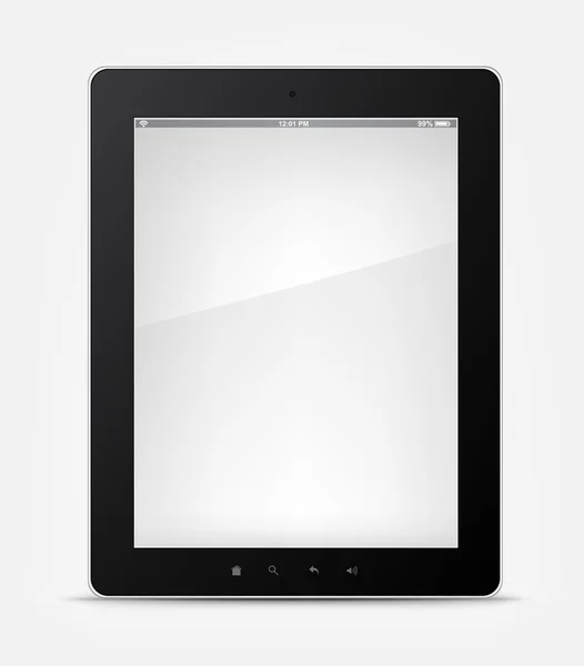 Set van tablet pc — Stockvector