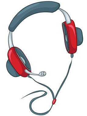 Cartoons Home Appliences Headphone clipart