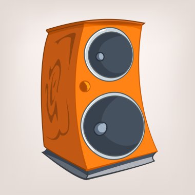 Cartoons Home Appliences Speaker clipart