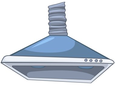 Cartoons Home Appliences Cooker Hood clipart