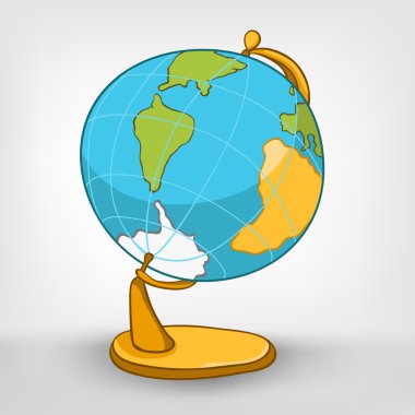 Cartoons Decoration Globe clipart