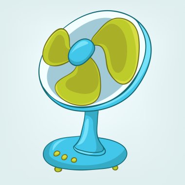 Cartoons Home Appliences Fan clipart