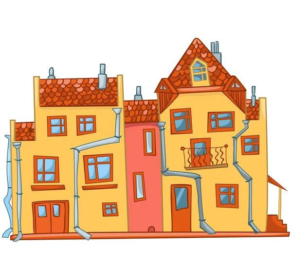 Karikaturní domu — Stockový vektor