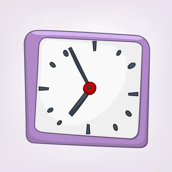 Dessin animé Accueil Horloge — Image vectorielle