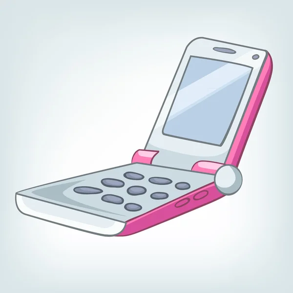 Cartoons Haushaltsgeräte Telefon — Stockvektor