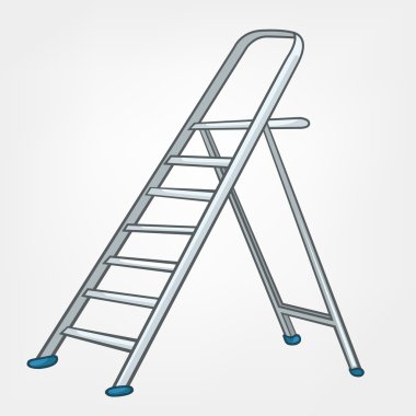 Cartoon Home Miscellaneous Ladder clipart