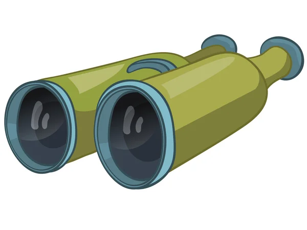 Desen animat Acasă Diverse Binocular — Vector de stoc