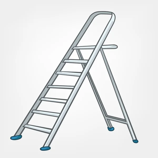 Kreslený domů různé ladder — Stockový vektor