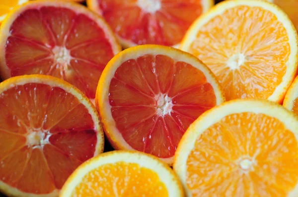 Fatias de laranja Imagem De Stock