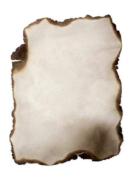 Burned paper — Stock Photo, Image
