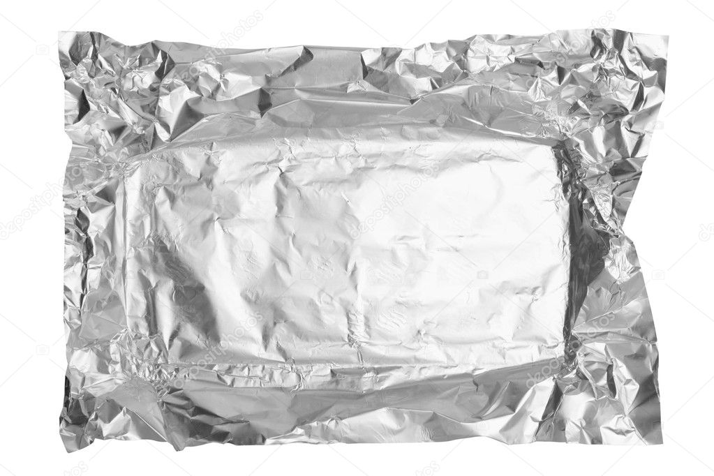 Aluminum foil from chocolate