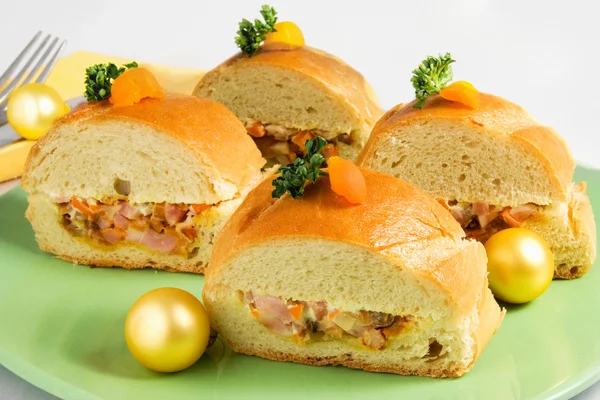 Sandwich de baguette — Foto de Stock