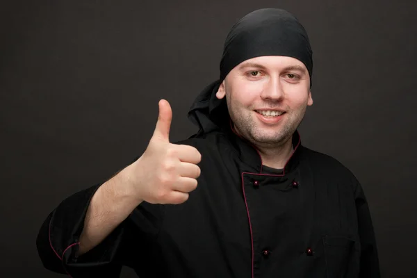 stock image Chef showing thumbs up