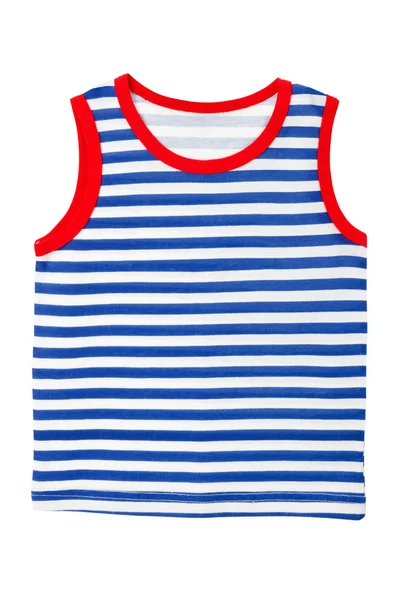 Barn randig sailor skjorta — Stockfoto