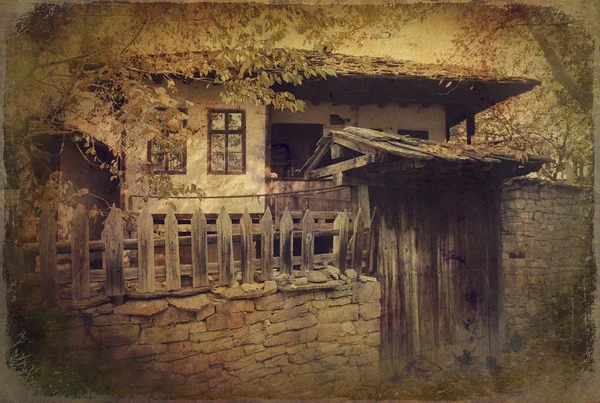 Vintage huis — Stockfoto