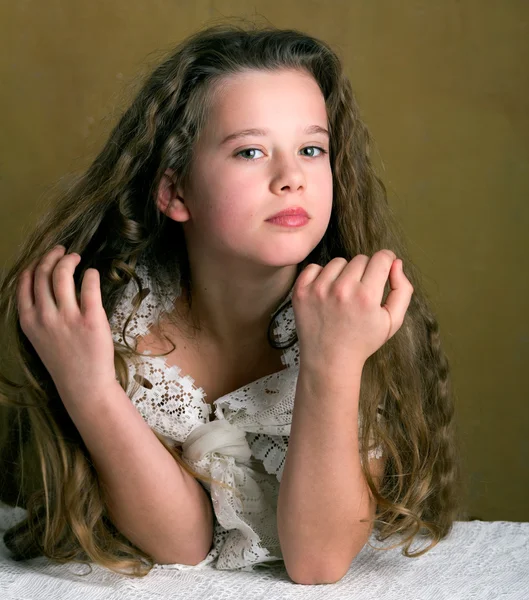 Krásná mladá dívka — Stock fotografie