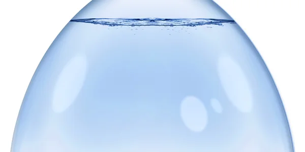 Niebieska butelka z bliska — Zdjęcie stockowe