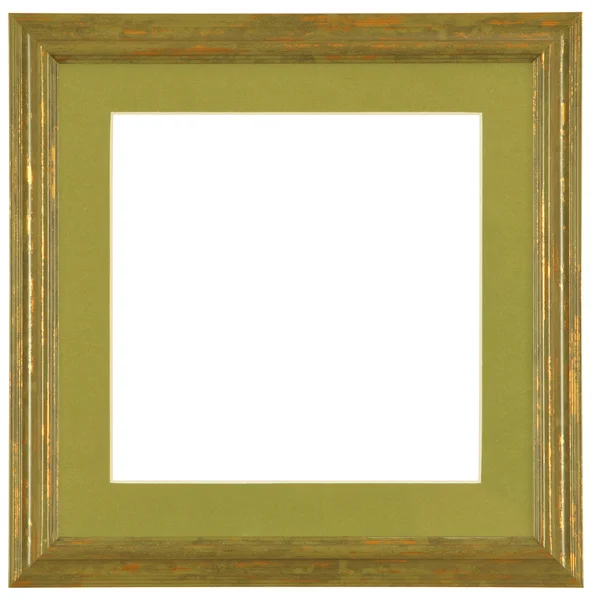 Square modern wooden frame — Stock Photo, Image