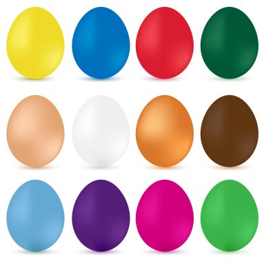 Easter eggs. Vector clipart