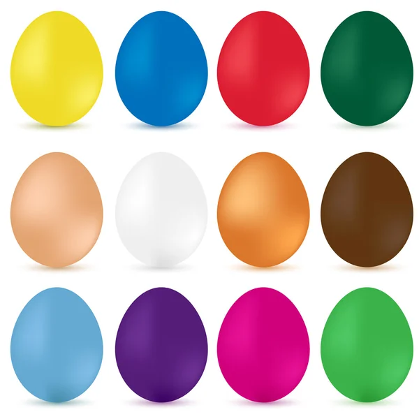 Huevos de Pascua. Vector — Archivo Imágenes Vectoriales