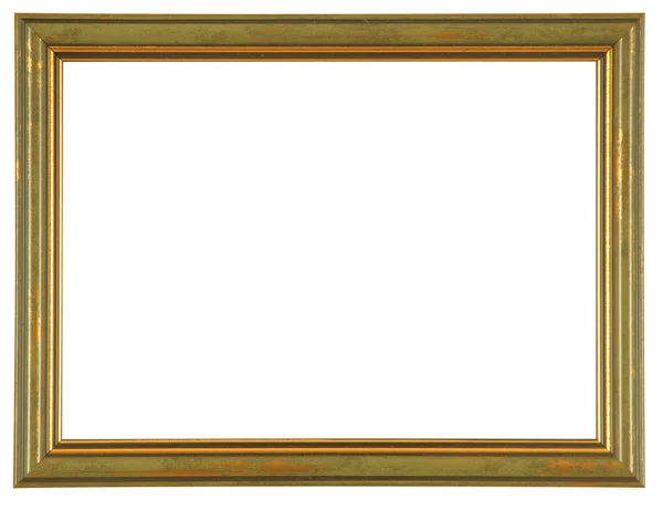 Groene houten frame — Stockfoto
