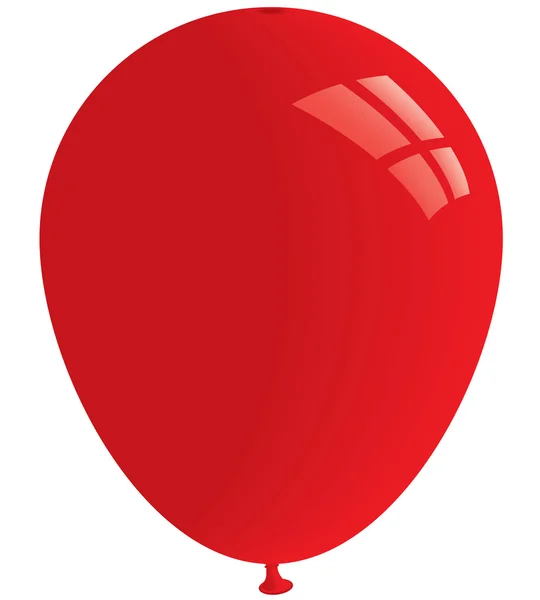 赤い風船。ベクトル — ストックベクタ
