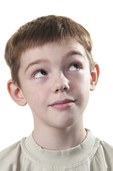 Portrett av en gutt – stockfoto