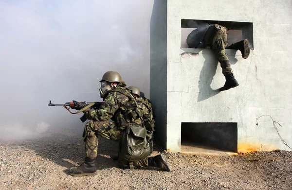 Training Army from Czech Republic — Stock Photo, Image