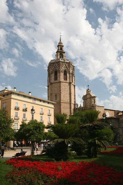 La storica cattedrale di Valencia — Foto Stock