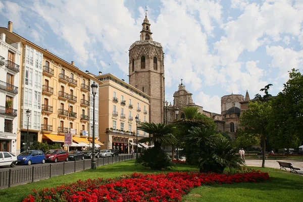 Valencia에 역사적인 대성당 — 스톡 사진
