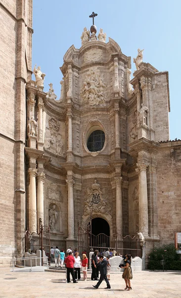 バレンシアでのゴシック様式の大聖堂 — ストック写真