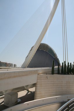 Valencia'da bina mimari modern