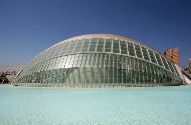 Valencia'da bina mimari modern