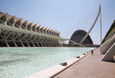 Valencia'da bina mimari modern